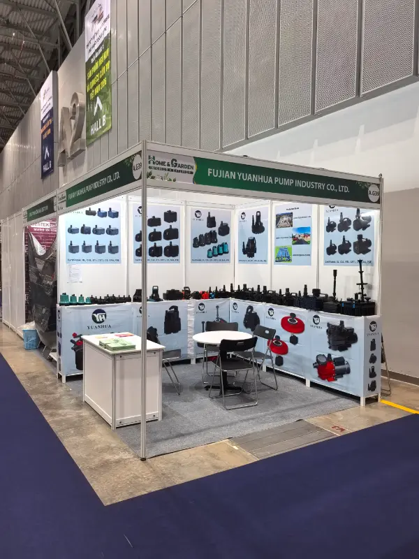 Fujian Yuanhua Pump Industry Co., Ltd. изложи в Сайгонския изложбен и конгресен център - SECC